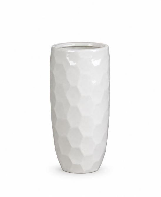 TEGLA ZA CVIJEĆE  keramika  - bijela, Basics, keramika (15/25cm)