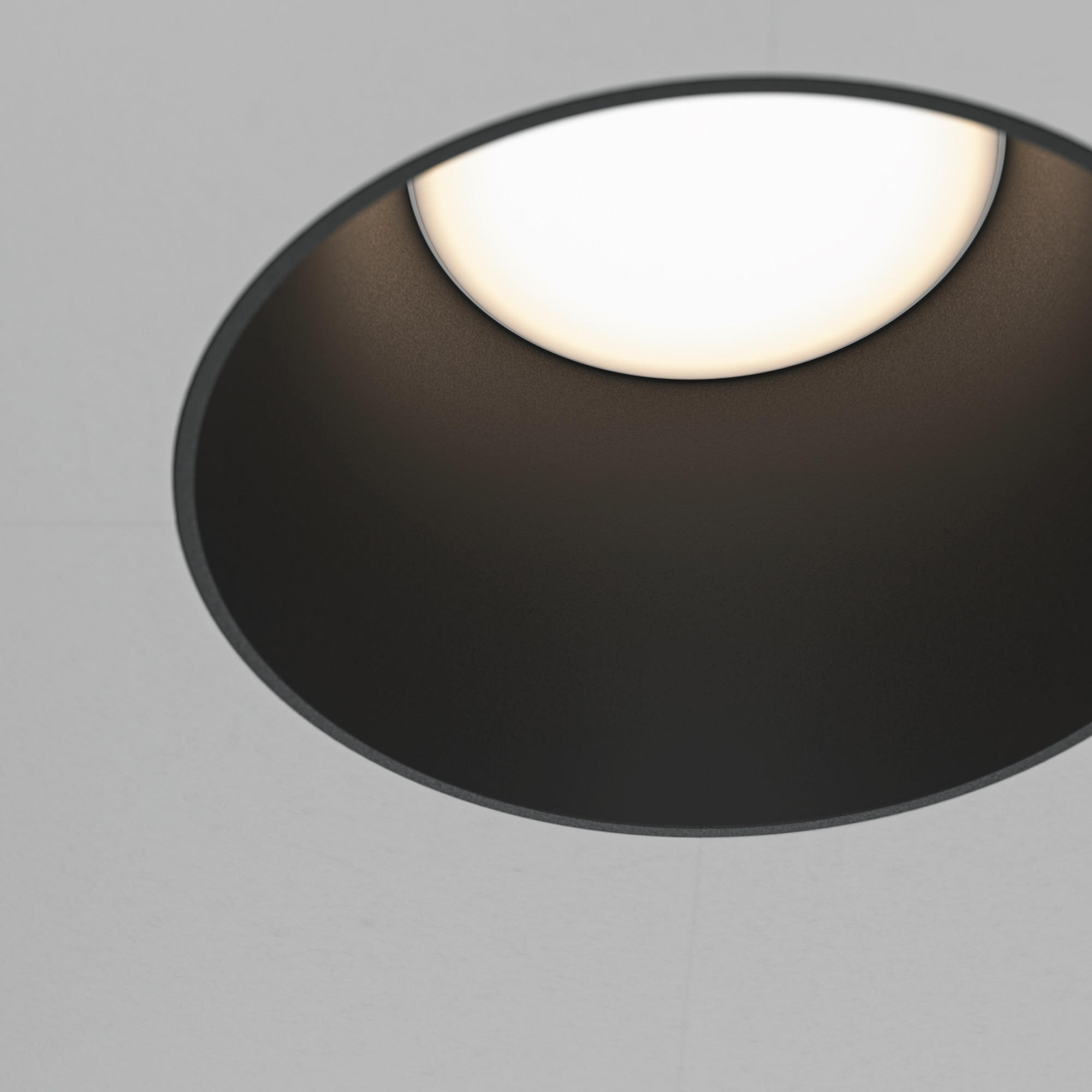 Thumbnail - Maytoni Deckenleuchte Downlight, Schwarz, Metall, Kunststoff, rund,rund, 5.5 cm, CE, gleichmäßige Lichtverteilung, Lampe...