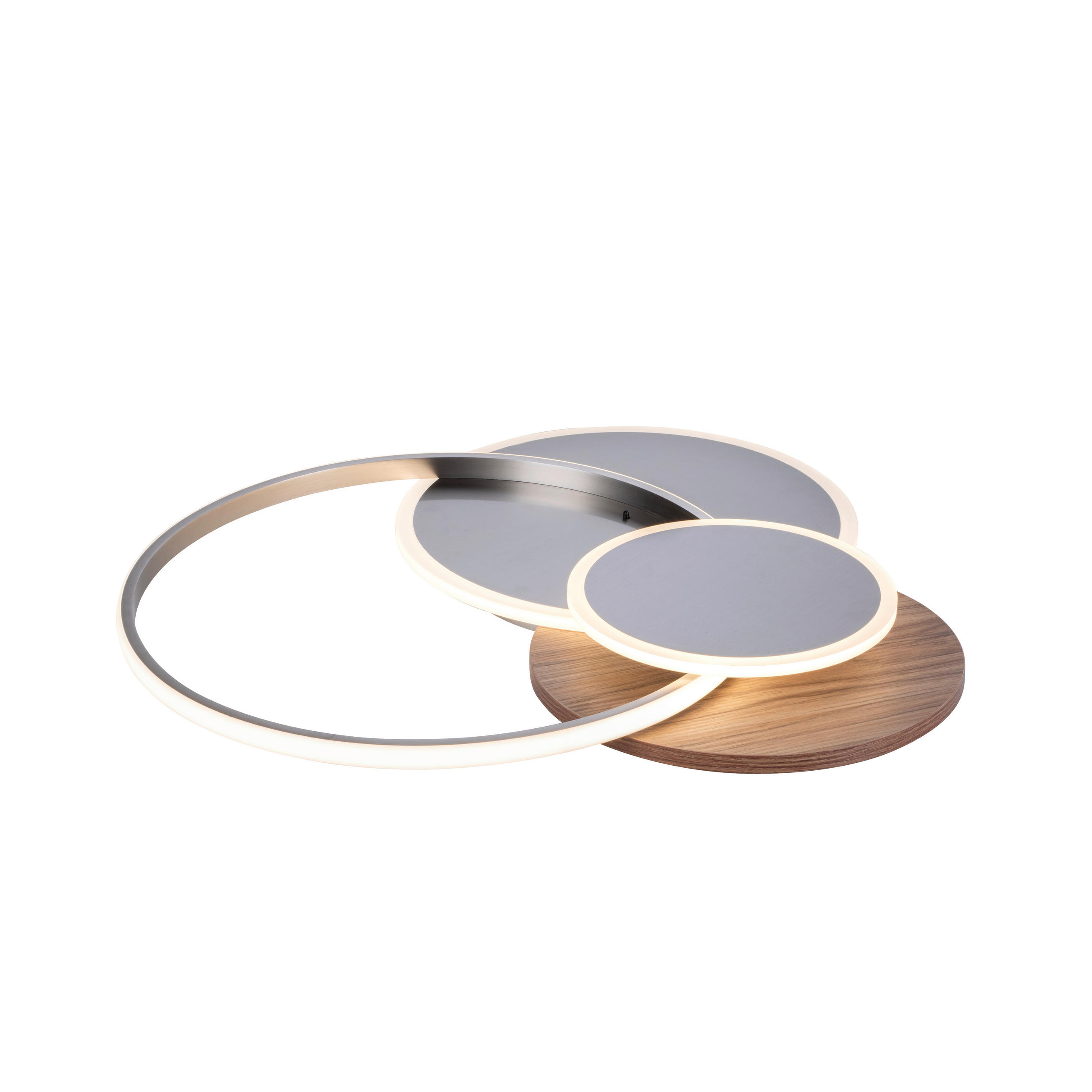 LED-DECKENLEUCHTE Palma 65/62,5/7 cm - Design, Kunststoff/Metall (65/62,5/7cm) - Paul Neuhaus