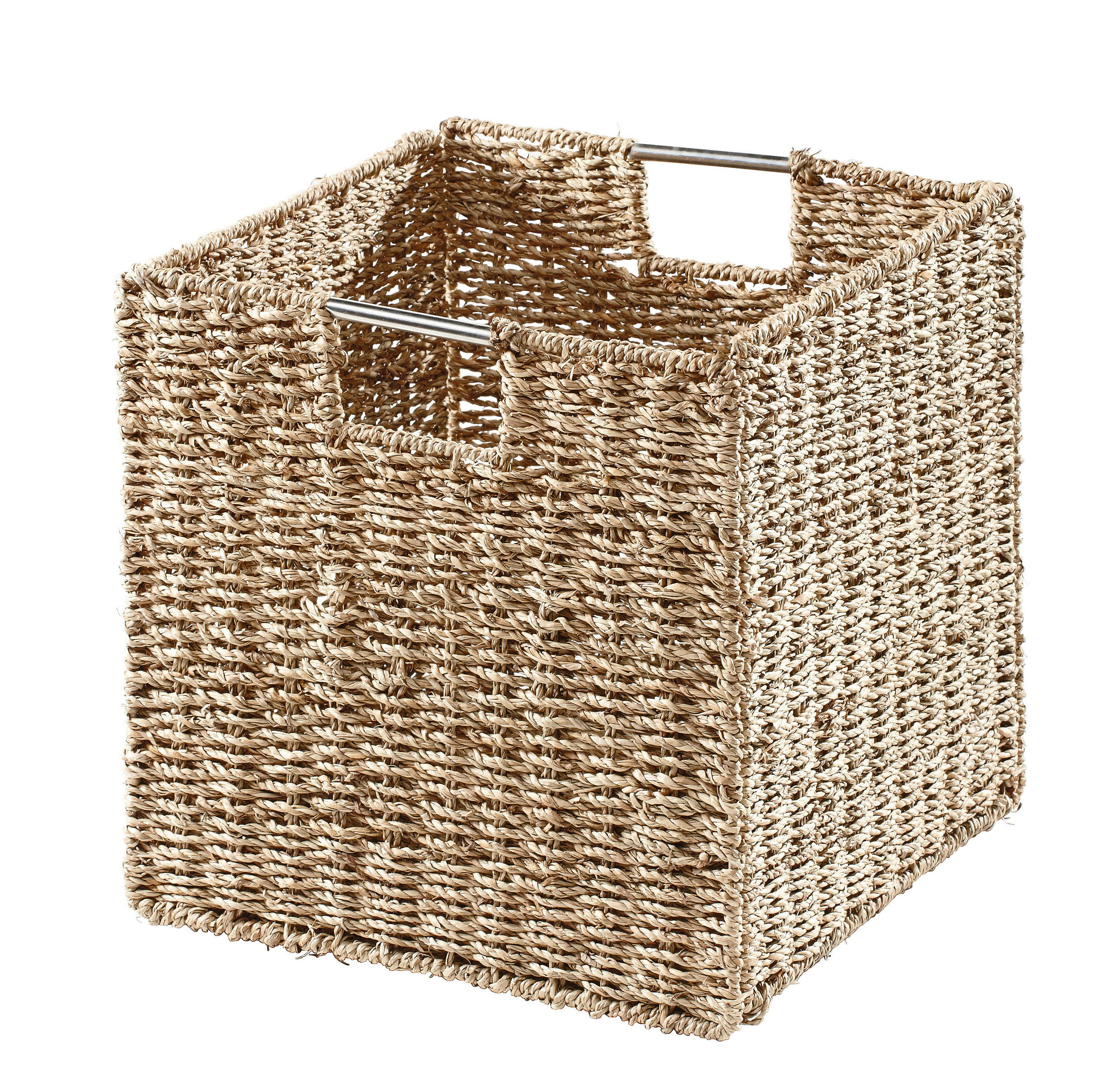 REGALKORB 33/32/33 cm - Naturfarben, Lifestyle, Naturmaterialien/Metall (33/32/33cm) - Landscape