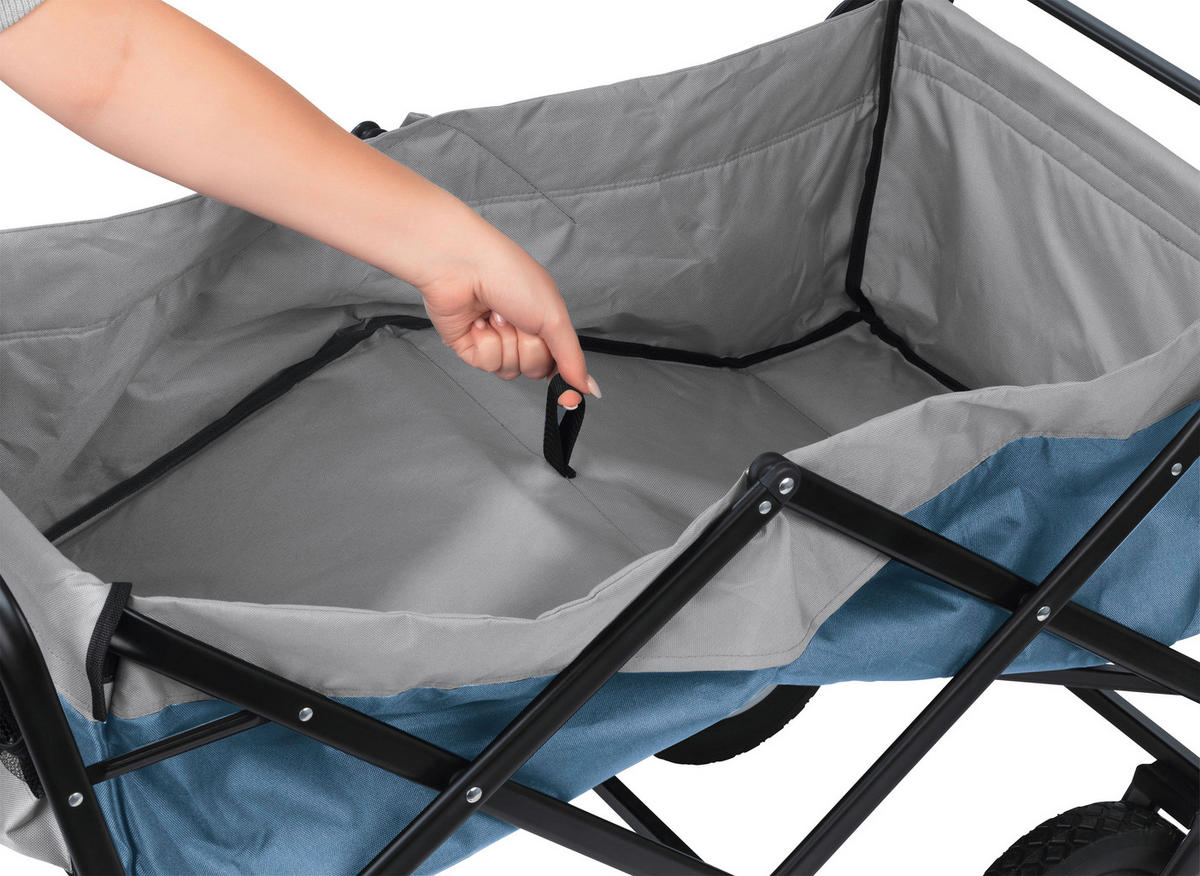 BOLLERWAGEN EASYmaxx Blau, Grau, Schwarz 100/50/61 cm  - Blau/Schwarz, MODERN, Kunststoff/Metall (100/50/61cm)
