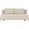 SCHLAFSOFA Chenille Beige  - Beige/Naturfarben, Design, Holz/Textil (211/88/102cm) - Niels Andersson