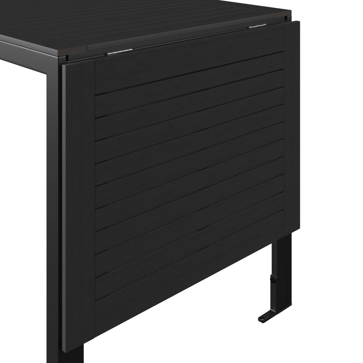 GARTENTISCH  - Dunkelgrau, MODERN, Kunststoff/Metall (123/70/75/70cm) - Ambia Garden