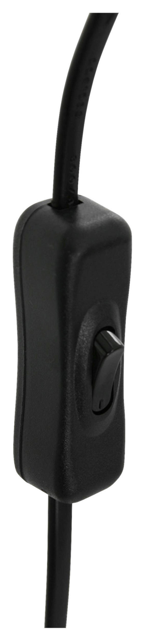 TISCHLEUCHTE 15/28/15 cm   - Schwarz, Trend, Glas/Metall (15/28/15cm)