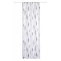 FERTIGVORHANG transparent  - Taupe/Grau, KONVENTIONELL, Textil (140/245cm)