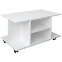 COUCHTISCH Weiß  - Weiß, MODERN, Holzwerkstoff/Kunststoff (80/40/40cm) - MID.YOU