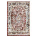 VINTAGE-TEPPICH 120/160/160 cm Asya Dunkelblau, Dunkelrot  - Dunkelblau/Dunkelrot, Design, Kunststoff/Textil (120/160/160cm) - Novel