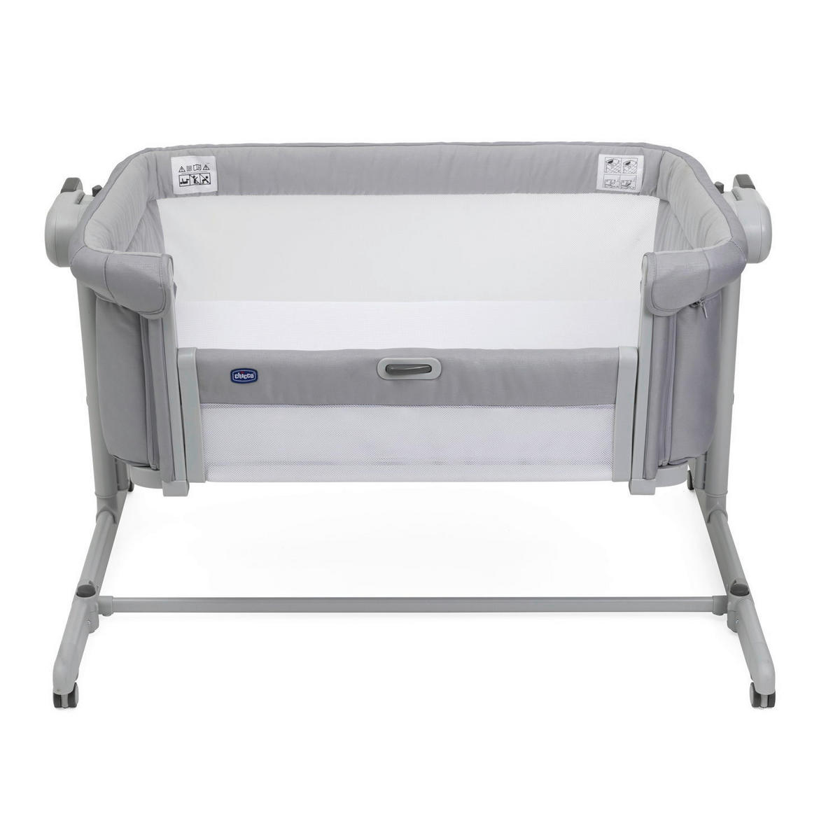 BEISTELLBETT NEXT2ME MAGIC EVO   - Grau, Basics, Textil/Metall (99/73,5/64/80cm) - Chicco