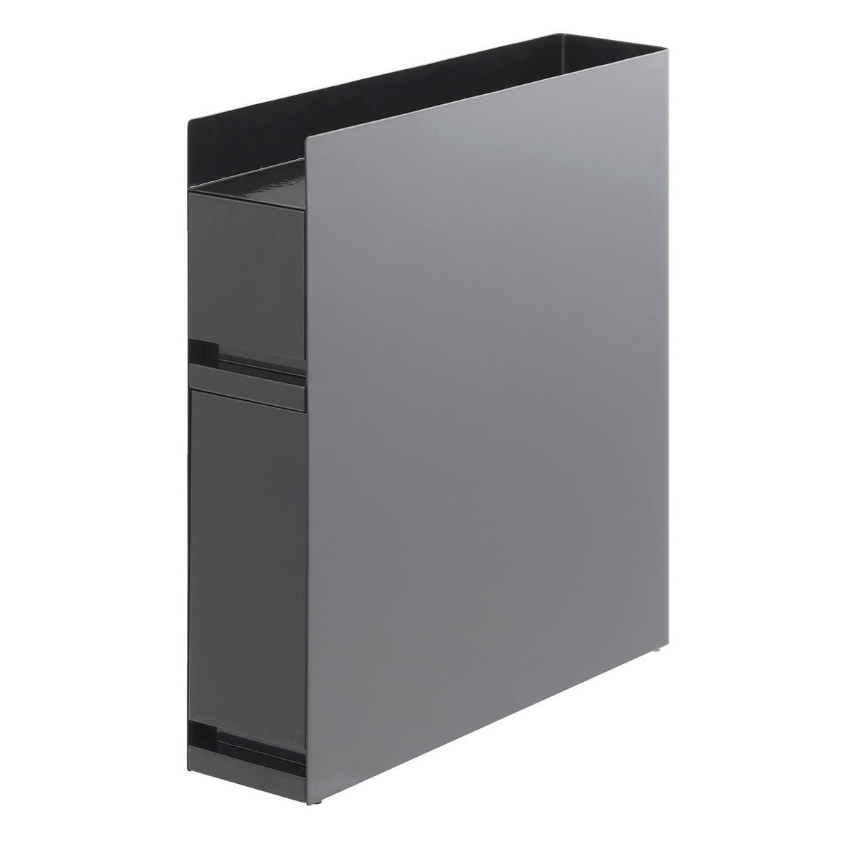 KÜCHENREGAL  Schwarz  - Schwarz, Basics, Metall (12.5/50/52.5cm)