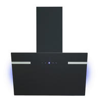 DUNSTABZUGSHAUBE CH69060SA+  - Schwarz, Trend, Glas/Metall (60/76,4-114,4/38,2cm) - Respekta