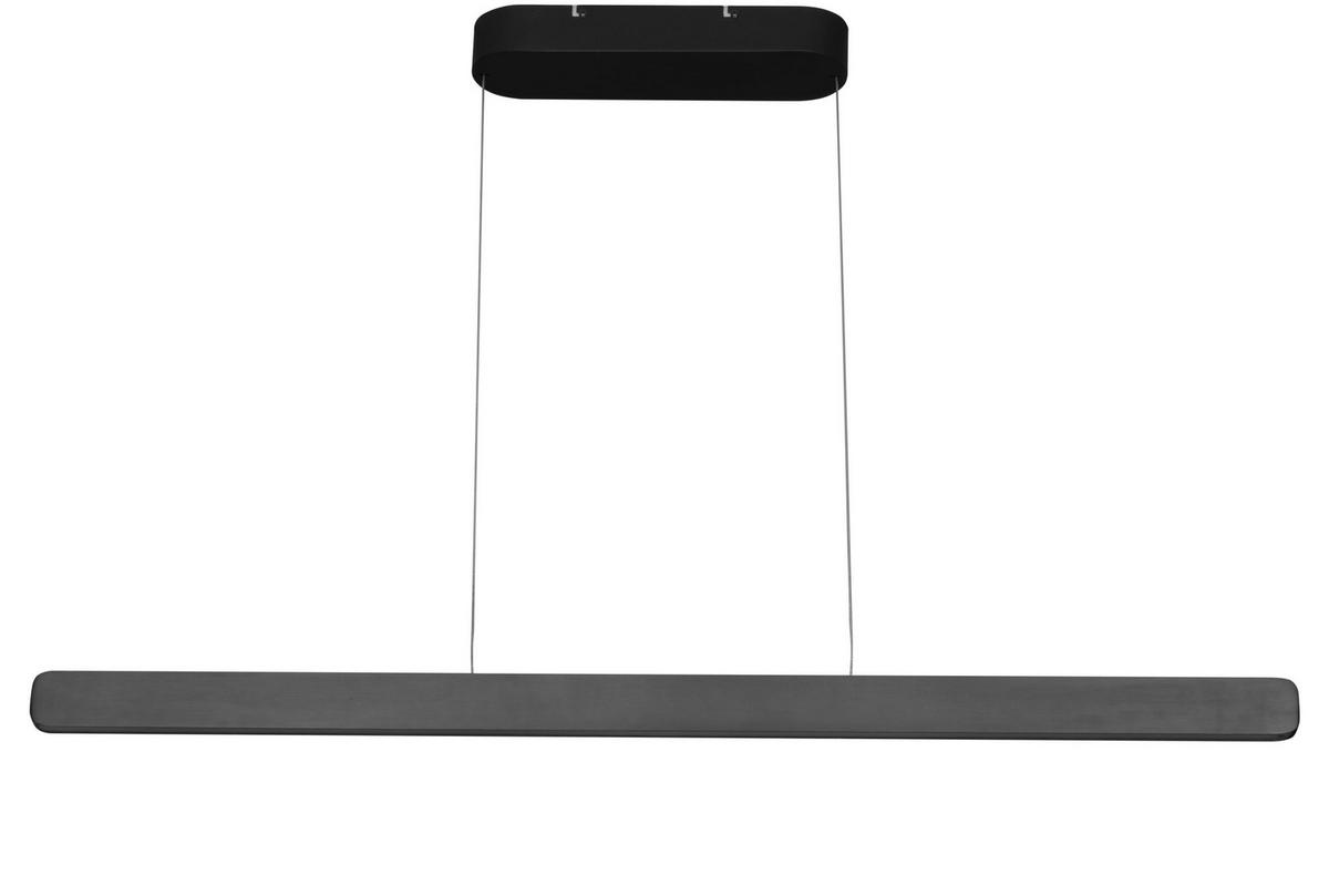 ZÁVĚSNÉ LED SVÍTIDLO, 110/9/60-180 cm  - černá/antracitová, Basics, kov/plast (110/9/60-180cm) - Novel