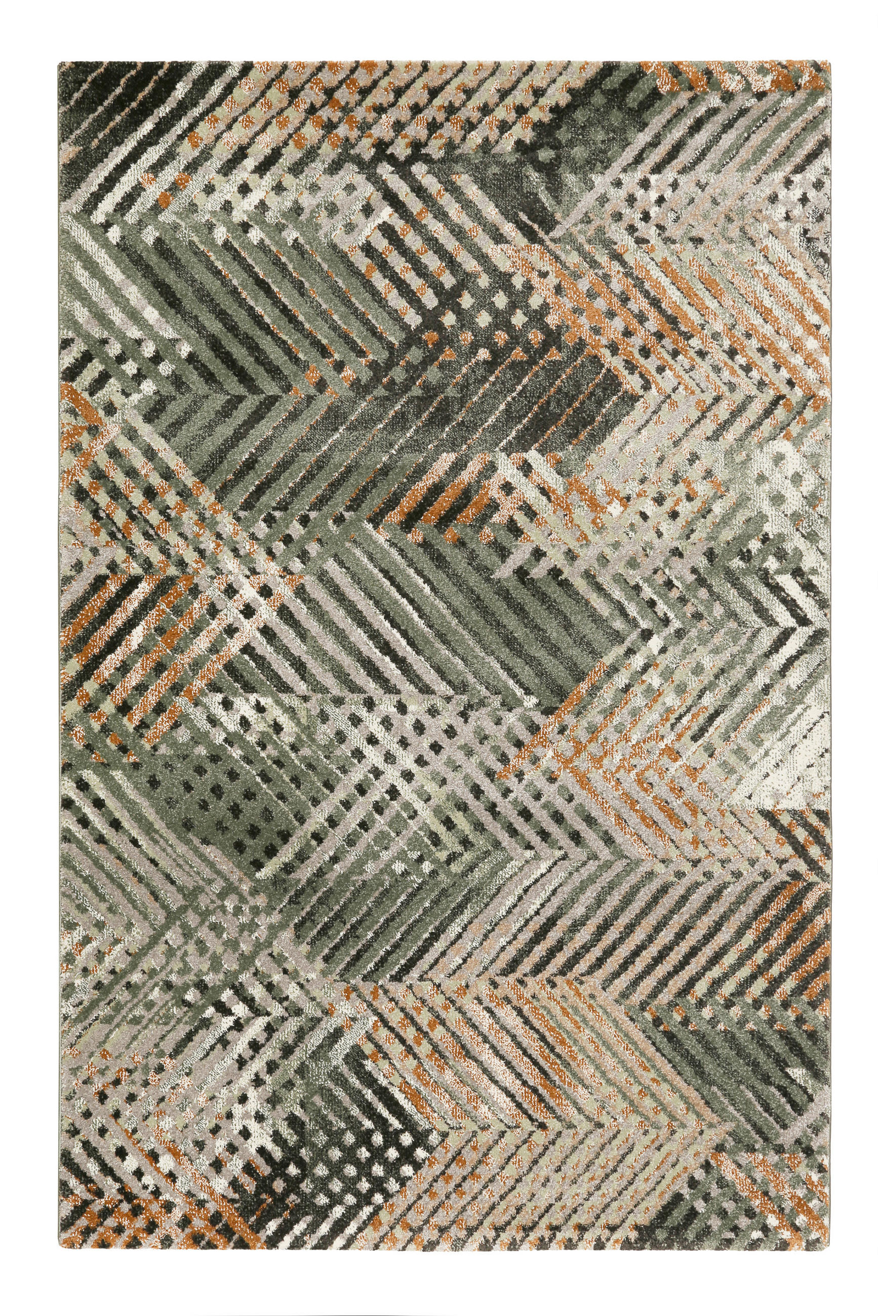 WEBTEPPICH 80/150 cm Vario Grün  - Grün, KONVENTIONELL, Textil (80/150cm) - Esprit