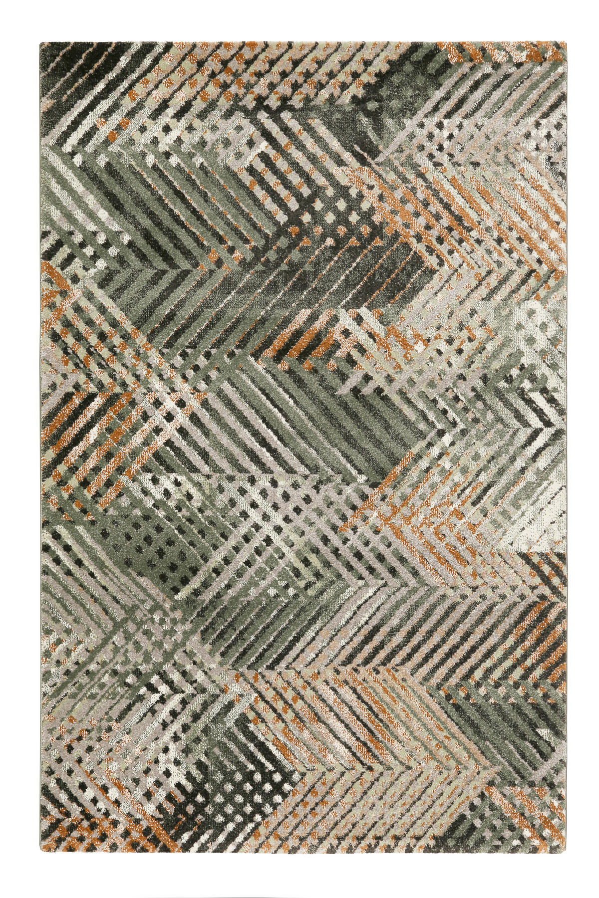 WEBTEPPICH 80/150 cm Vario Grün  - Grün, KONVENTIONELL, Textil (80/150cm) - Esprit