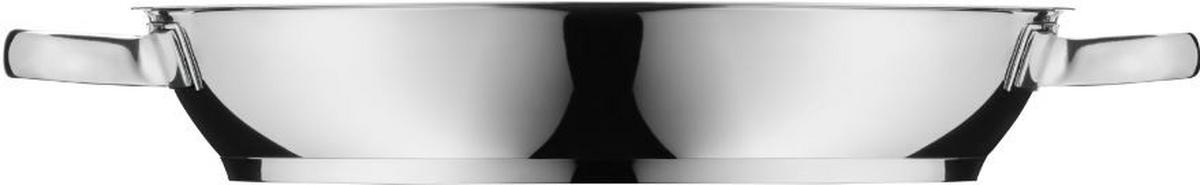 SERVIERPFANNE Permadur Advance 32 cm  - Silberfarben/Schwarz, Design, Metall (32cm) - WMF