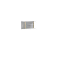 WANDBOARD ELIF Grau, Weiß, Wildeiche  - Wildeiche/Weiß, Basics, Holz (90/45/25cm) - Jimmylee