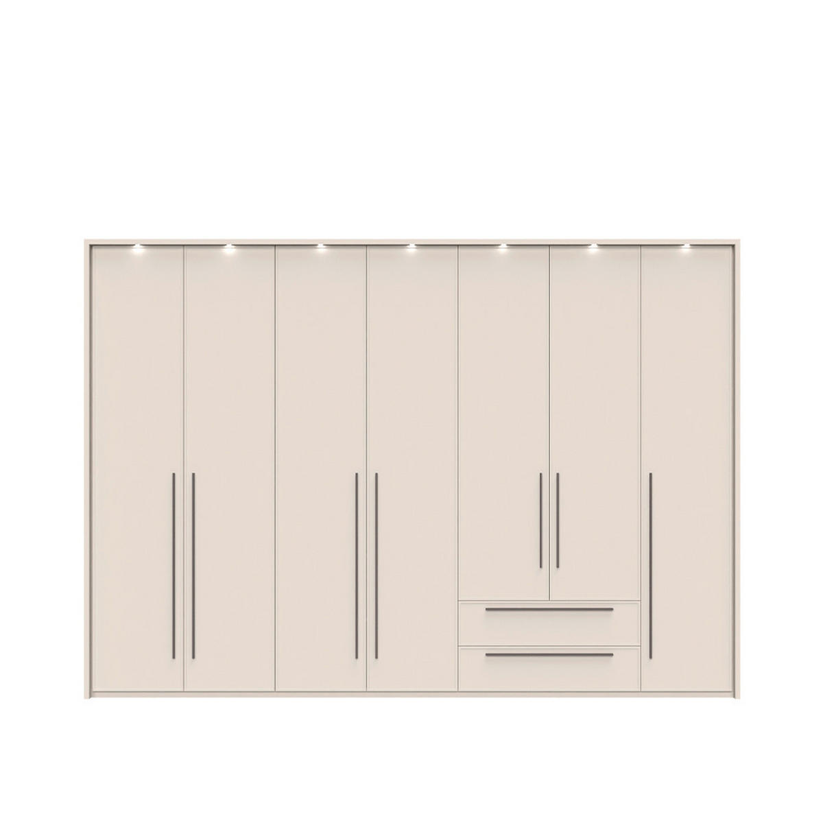 ORMAR SA KLASIČNIM VRATIMA  322/226/60 cm  - Dizajnerski, pločasti materijal (322/226/60cm)