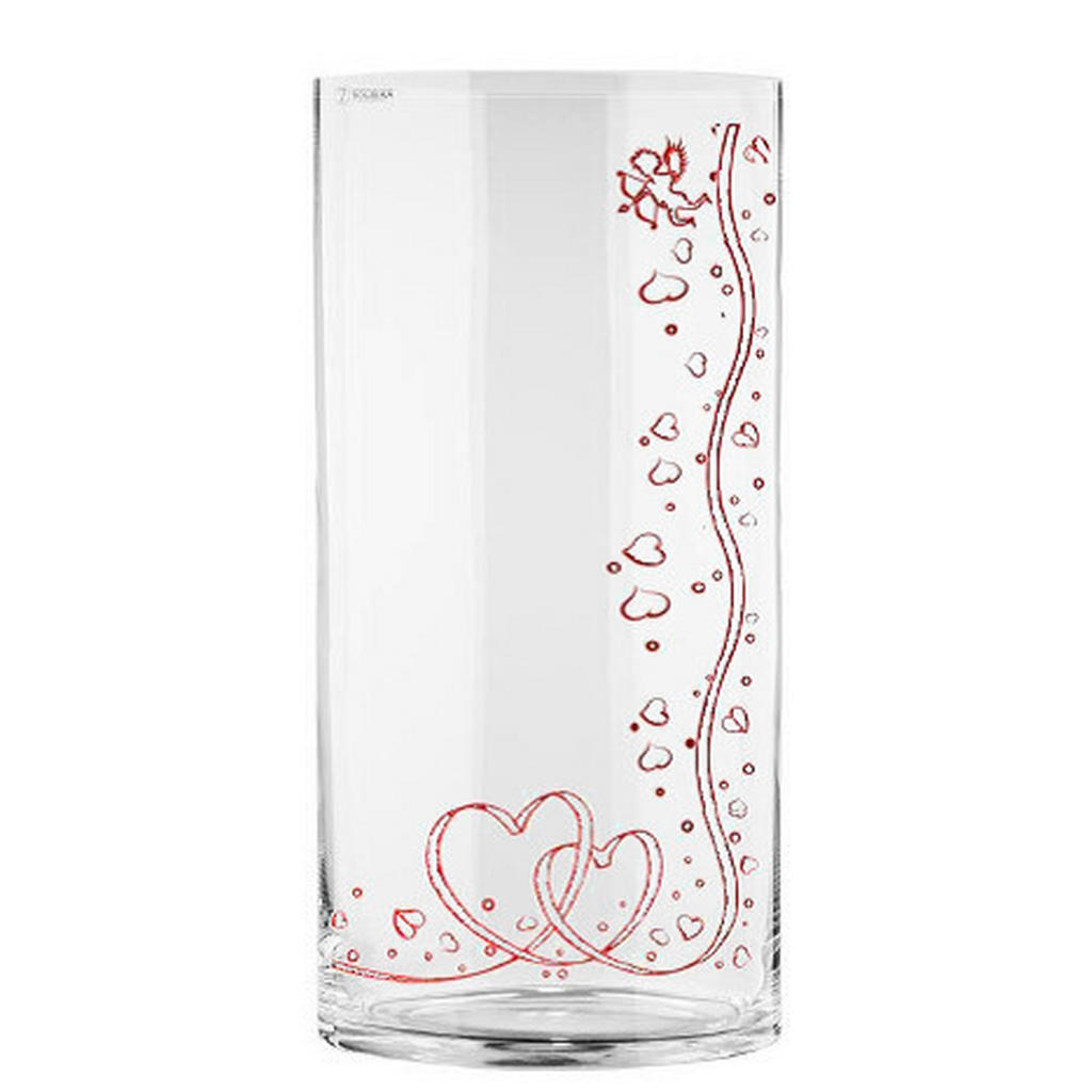 Vase Valentin Zylindrisch Glas H: 20 Cm