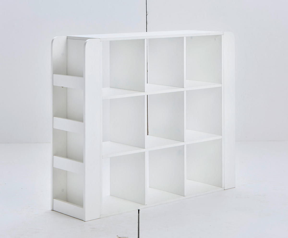 KINDERREGAL ANOUK Weiß  - Weiß, Design, Holzwerkstoff (120/92/30cm)