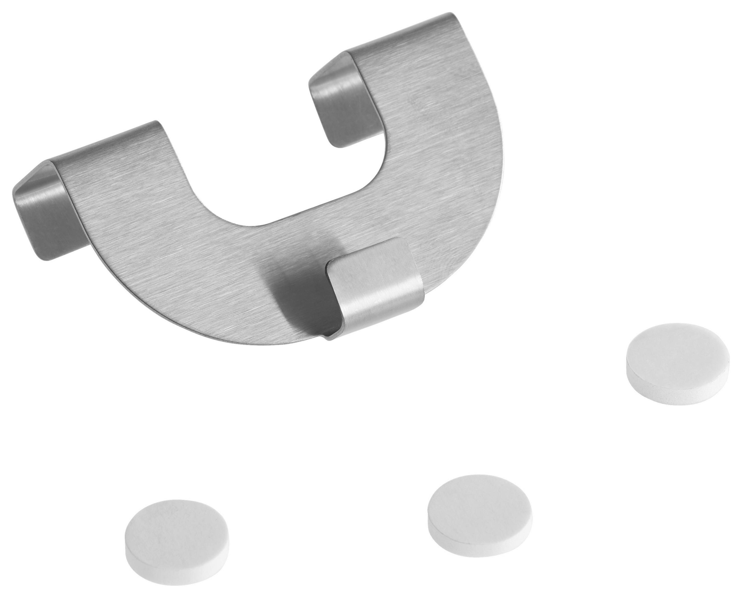 RAFFHAKEN  - Silberfarben, Basics, Metall (7,5/4/2cm) - Novel