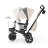 TRICIKL  SPINSTEP 2 PLUS  - bež, Basics, metal/plastika (112/51.5/109cm) - Kinderkraft