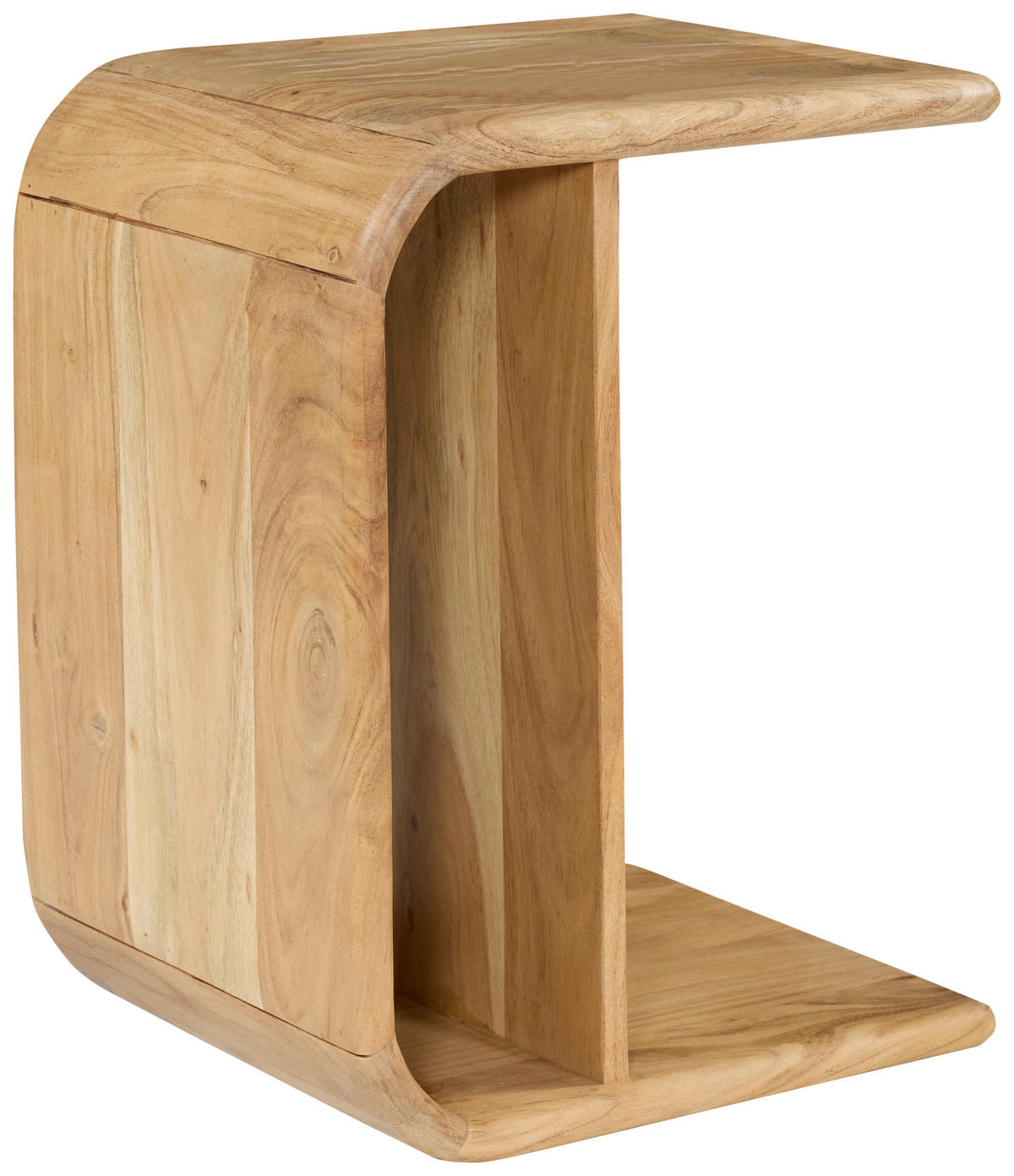 BEISTELLTISCH 40/35/55 cm Akazie vollmassiv Akaziefarben rechteckig  - Akaziefarben, Design, Holz (40/35/55cm) - Livetastic
