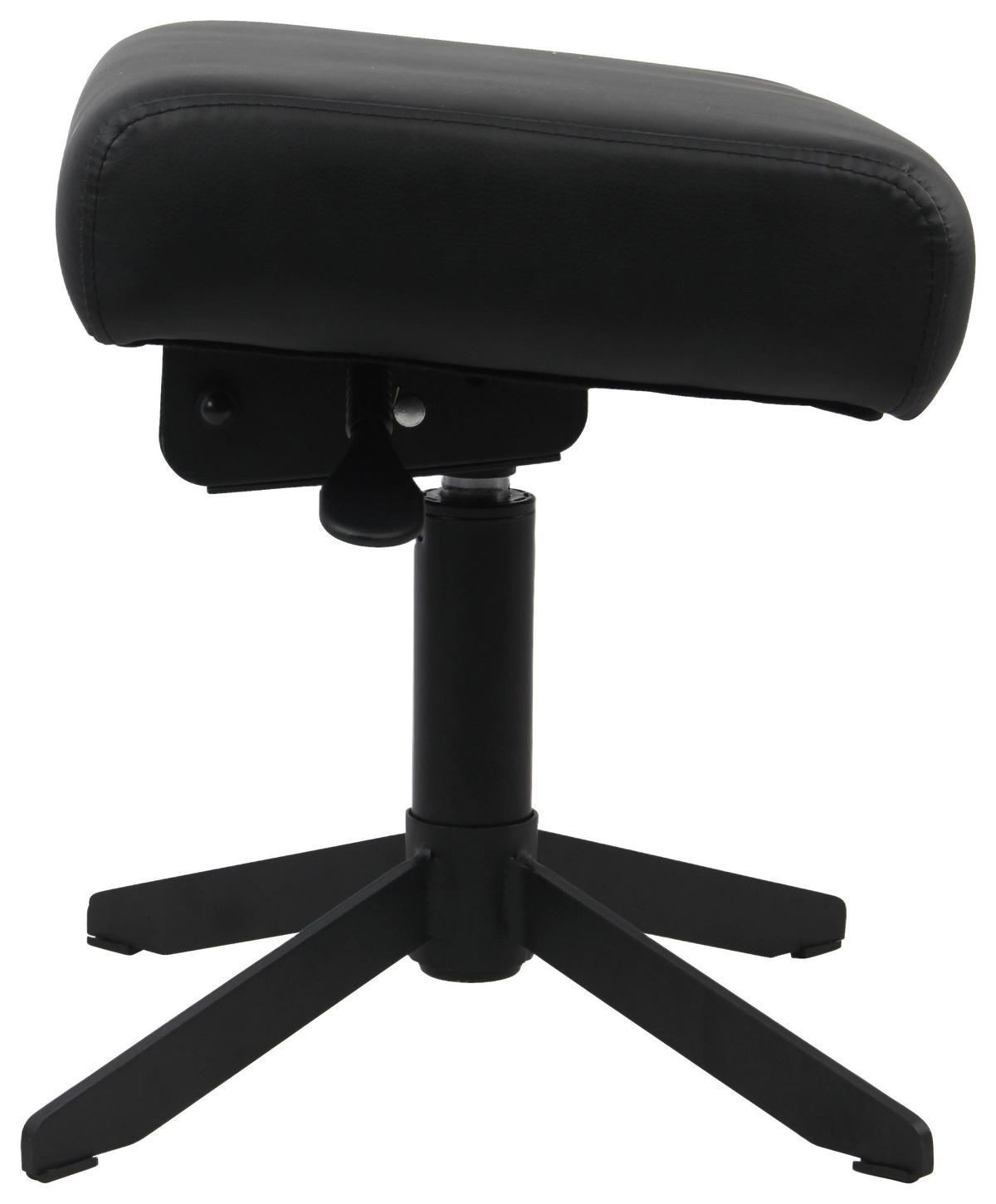 BÜROHOCKER Schwarz  - Schwarz, Design, Textil/Metall (44/44-56/36cm) - BX Gaming