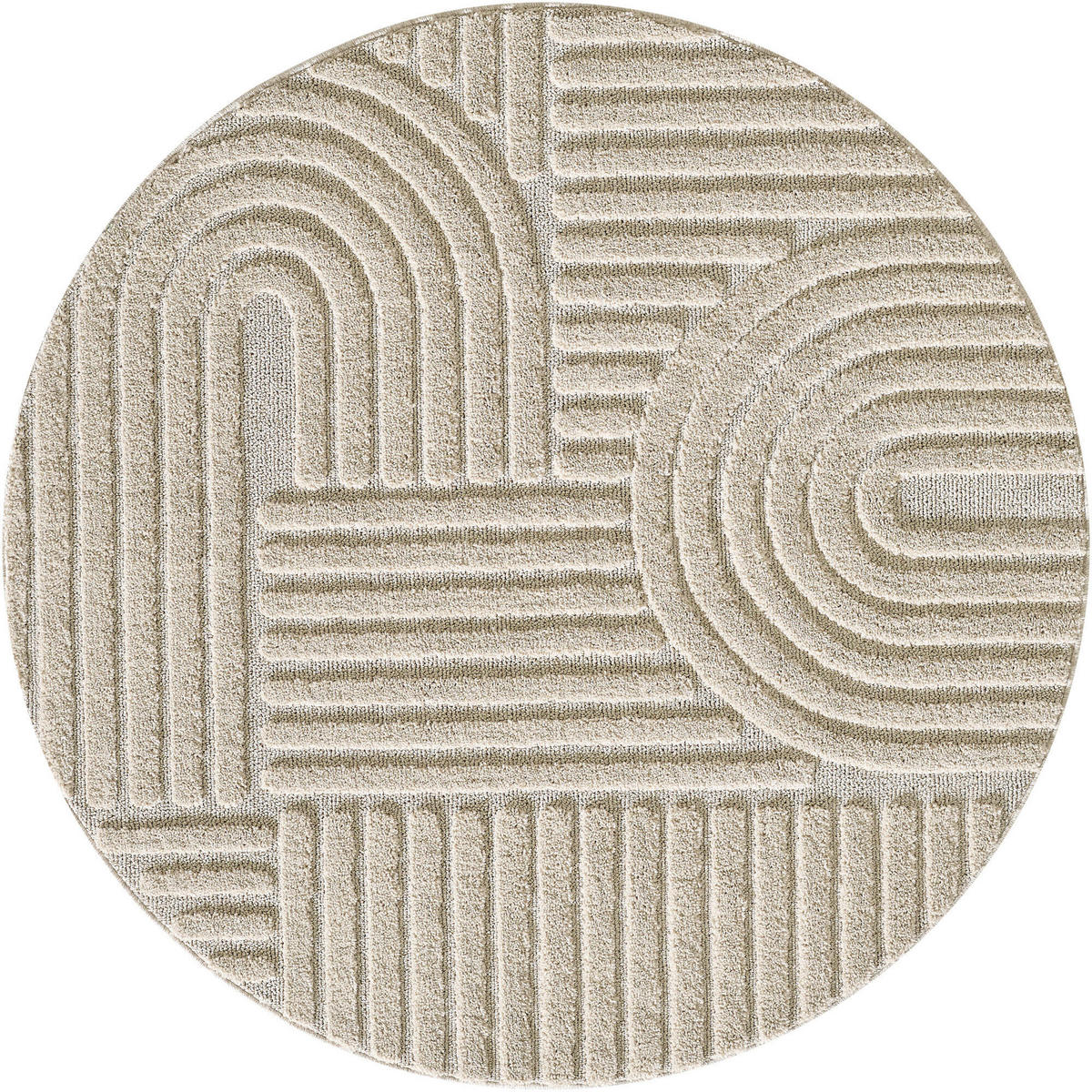 HOCHFLORTEPPICH 160 cm ART Beige  - Beige, Basics, Textil (160cm) - Novel