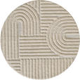HOCHFLORTEPPICH 120 cm ART Beige  - Beige, Basics, Textil (120cm) - Novel