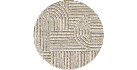 HOCHFLORTEPPICH 80 cm ART Beige - Beige, Basics, Textil (80cm) - Novel