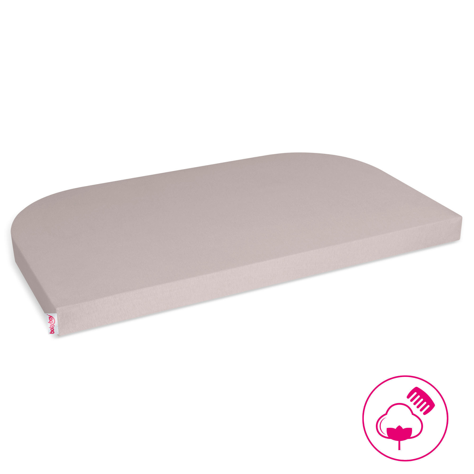 KINDERSPANNLEINTUCH  89/50/5 cm  - Beige, Basics, Textil (89/50/5cm) - Babybay