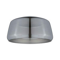 SCHIENENSYSTEM-LEUCHTENSCHIRM 23/12,4 cm   - Grau, Basics, Glas (23/12,4cm) - Paulmann
