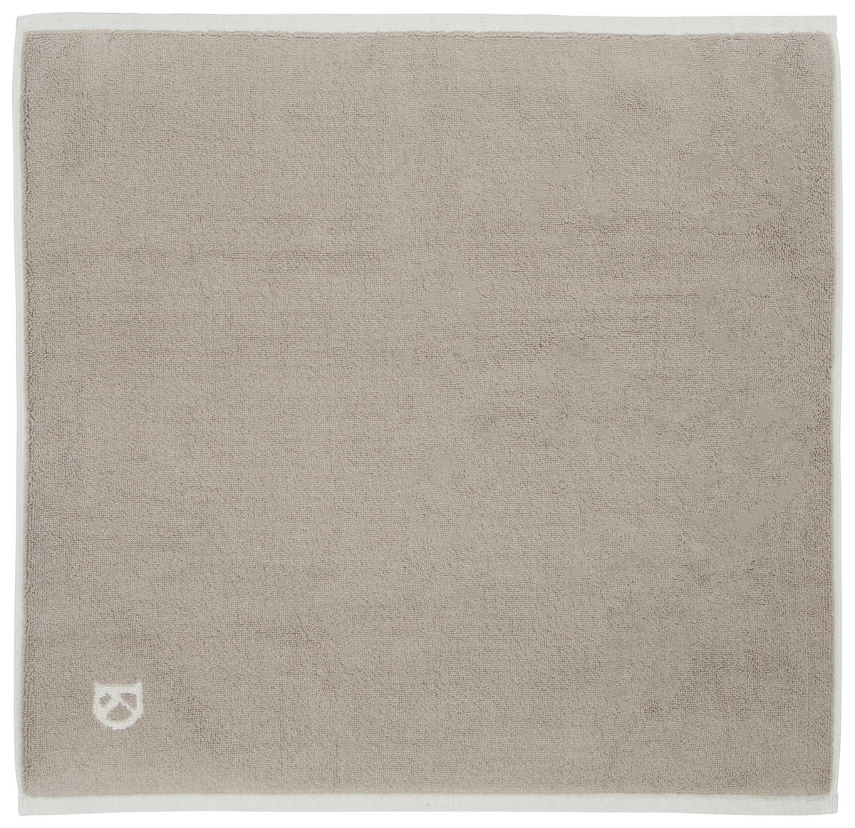 BADEMATTE BASIC Weiß, Beige 60/60 cm  - Beige/Weiß, Basics, Textil (60/60cm) - Dieter Knoll