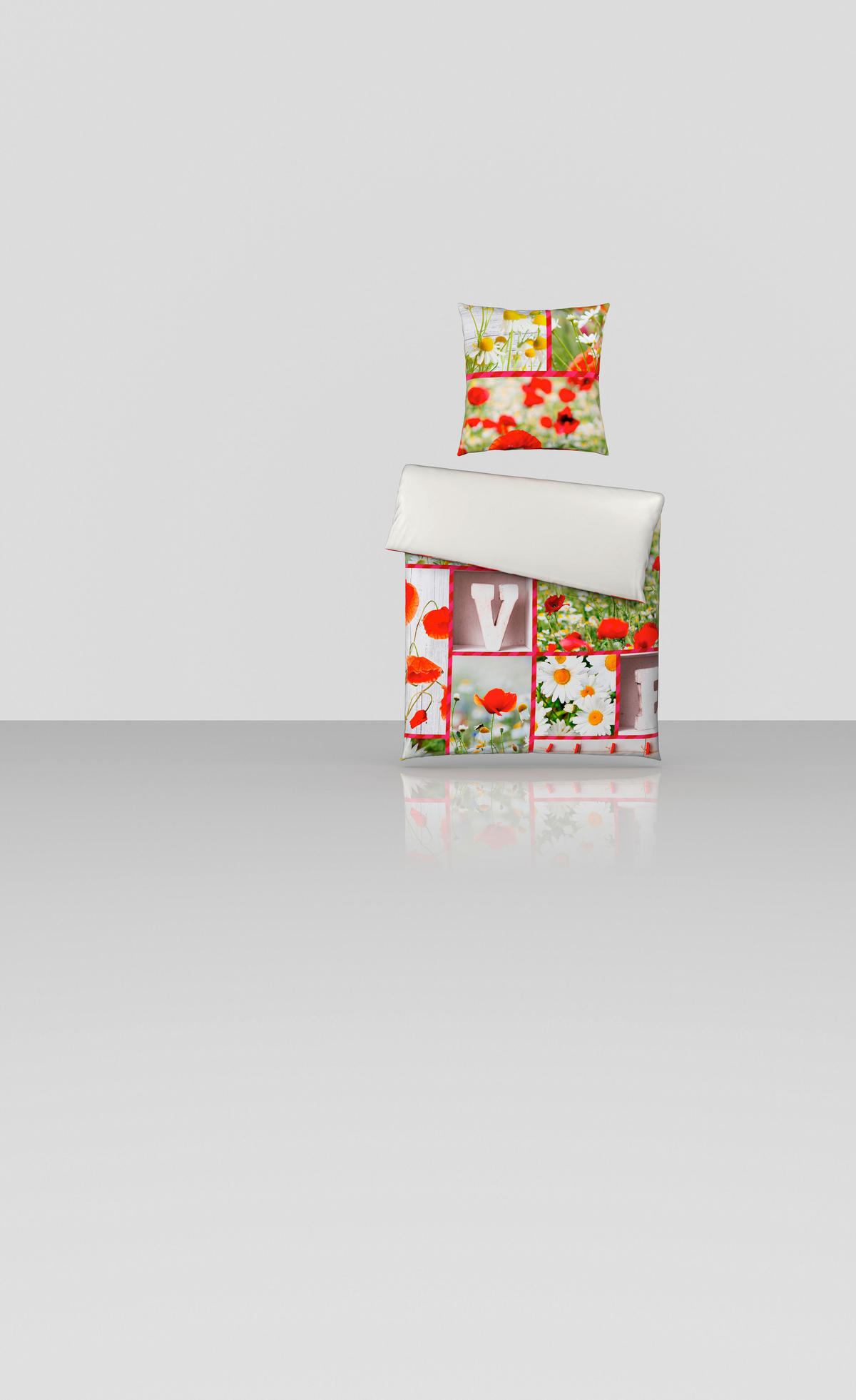 WENDEBETTWÄSCHE Satin 135/200 cm  - Multicolor, Textil (135/200cm) - Novel