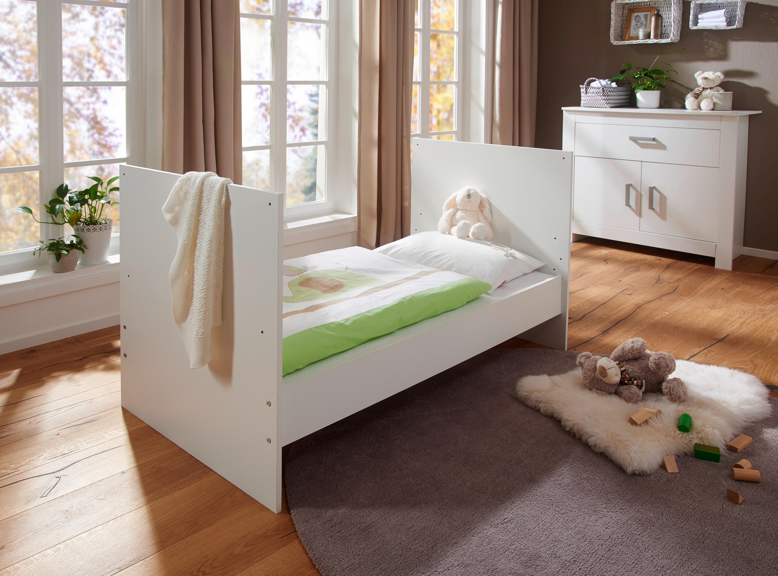 UMBAUSEITEN Lilli  - Weiss, Basics, Holzwerkstoff (139/16/2cm) - My Baby Lou