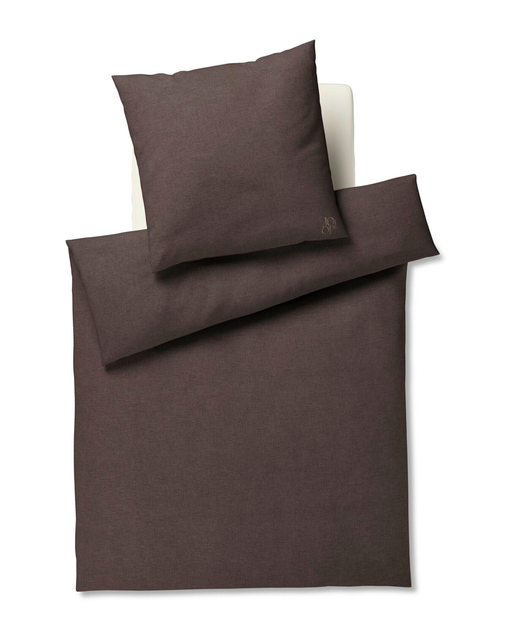 BETTWÄSCHE 2-teilig JOOP! SOFT Jersey 155/220 cm  - Braun, Basics, Textil (155/220cm) - Joop!