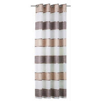 ZÁVĚS S OČKY, 140/245 cm - cappuccino, Design, textil (140/245cm) - Schmidt W. Gmbh