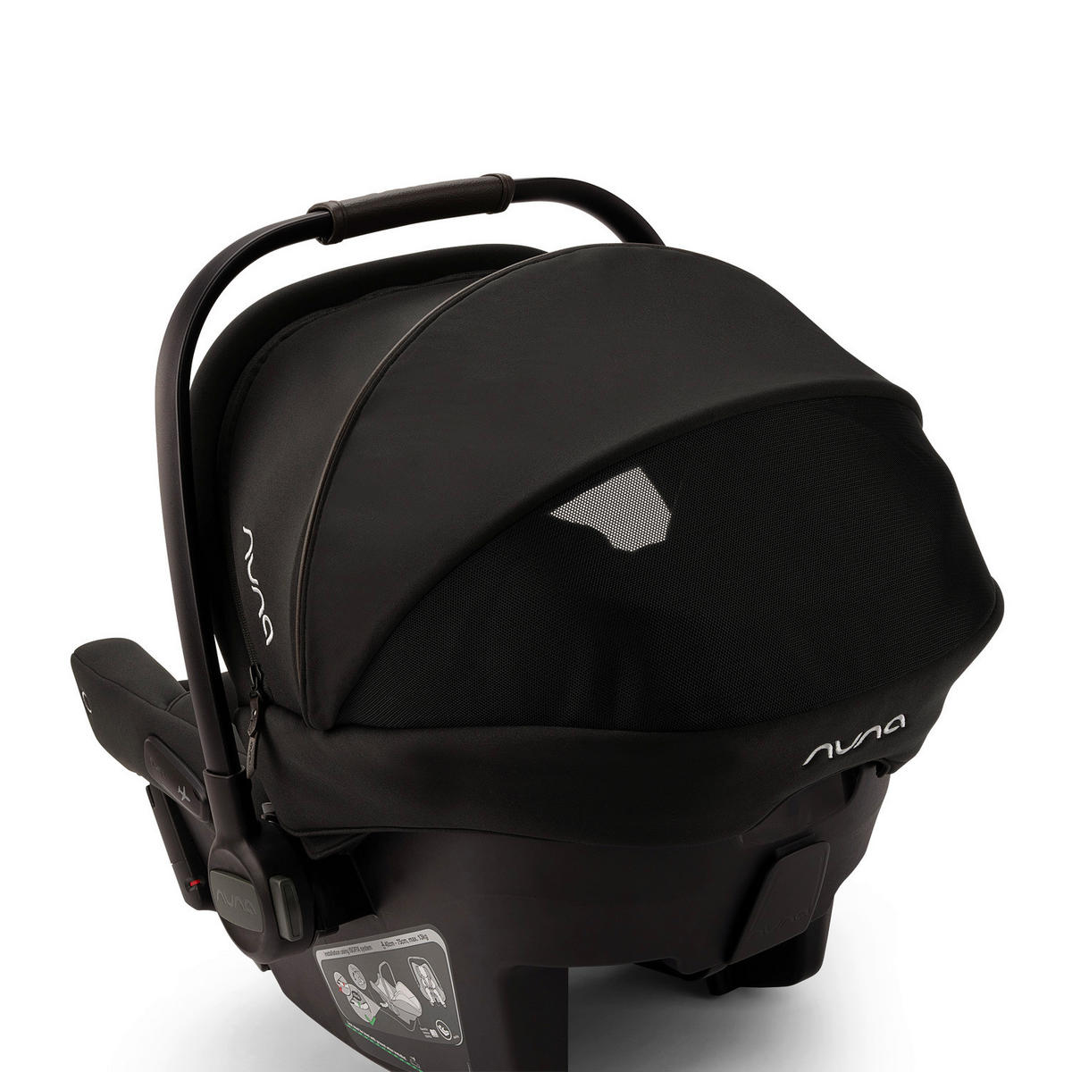 BABYSCHALE Pipa urbn  - Schwarz, Basics, Kunststoff/Textil (34/57/65cm) - Nuna