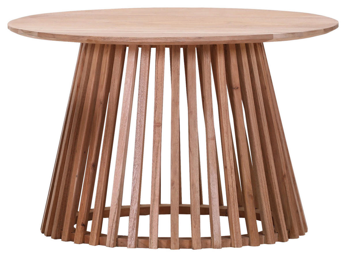 BEISTELLTISCH 70/70/45 cm Akazie massiv Akaziefarben rund  - Akaziefarben, LIFESTYLE, Holz (70/70/45cm) - Landscape