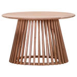 BEISTELLTISCH 70/70/45 cm Akazie massiv Akaziefarben rund  - Akaziefarben, LIFESTYLE, Holz (70/70/45cm) - Landscape