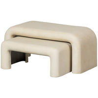 COUCHTISCHSET in Keramik  - Naturfarben, Design, Keramik - Livetastic