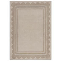 WOLLTEPPICH 120/170 cm Lois Scallop Beige  - Beige, Basics, Textil (120/170cm)