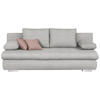 SCHLAFSOFA Webstoff Silberfarben  - Chromfarben/Silberfarben, Design, Kunststoff/Textil (205/88/96cm) - Ti'me
