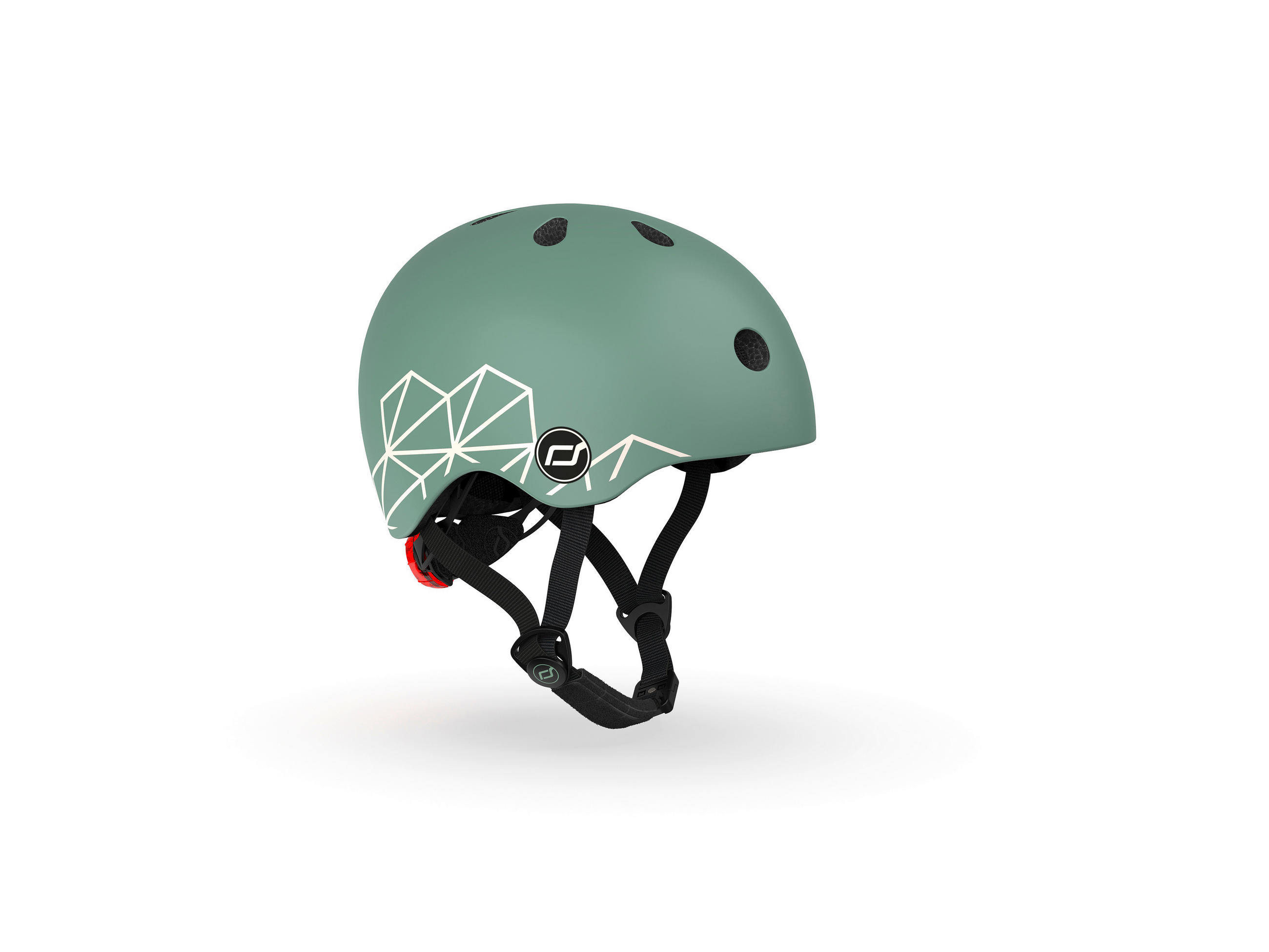 KINDERHELM LIFESTYLE GRAPHICS  - Grün, Trend, Kunststoff/Textil (XXS-Snull) - Scoot and Ride