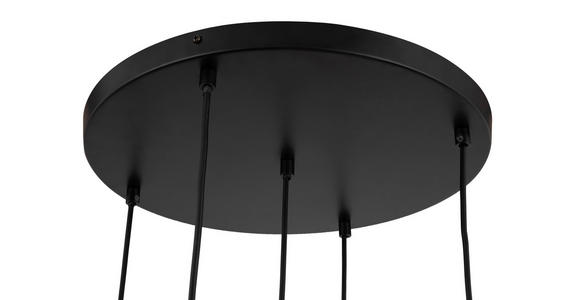 HÄNGELEUCHTE 62/135 cm  - Bernsteinfarben, Trend, Glas/Metall (62/135cm) - Novel