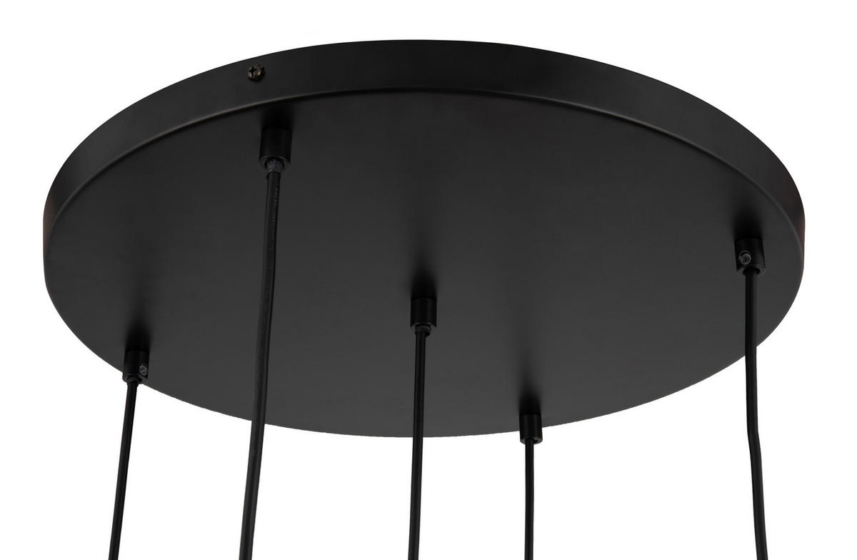 HÄNGELEUCHTE 62/135 cm  - Bernsteinfarben, Trend, Glas/Metall (62/135cm) - Novel