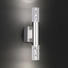 WANDLEUCHTE - Klar/Nickelfarben, KONVENTIONELL, Kunststoff/Metall (30cm) WANDLEUCHTE - Klar/Nickelfarben, KONVENTIONELL, Kunststoff/Metall (30cm)