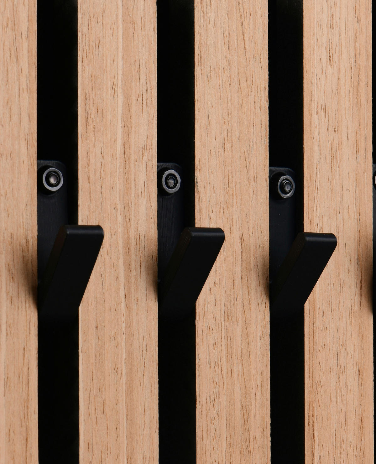 SCHLÜSSELBOARD furniert Schwarz, Eiche Artisan  - Schwarz/Eiche Artisan, MODERN, Holzwerkstoff/Textil (30,6/20/1,7cm)