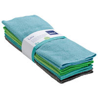 MIKROFASERTUCH - Blau/Anthrazit, Basics, Textil (30/30cm) - Kela