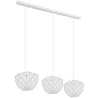 VISEČA SVETILKA   101/26/120 cm           E14 - bela, Basics, kovina/umetna masa (101/26/120cm) - Globo