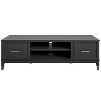 LOWBOARD Westerleigh  in 152/47/50 cm  - Schwarz, Design, Holzwerkstoff/Metall (152/47/50cm) - MID.YOU